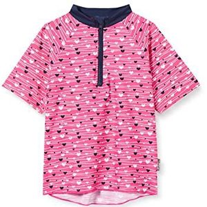 Sterntaler Unisex baby zwemshirt met korte mouwen Rash Guard Shirt, magenta, 74/80 cm