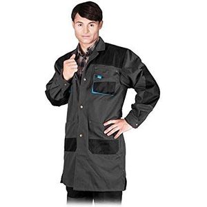 Leber&Hollman LH-FMN-C_SBNL vormen beschermend schort, grijs-zwart-blauw, maat L