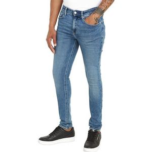 Calvin Klein Jeans Skinny Broeken voor heren, Denim Medium, 33W / 30L