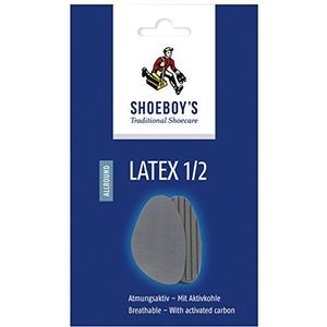 Shoeboy's Latex 1/2 - latex halve zool voor compensatie van de grootte en zachtere tred - maat 39/40, 1 paar