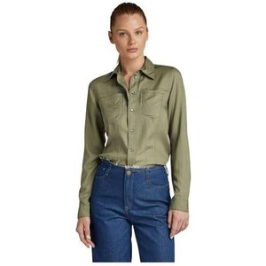 Fitted Shirt met lange mouwen, groen (Shamrock D24437-d297-2199), S