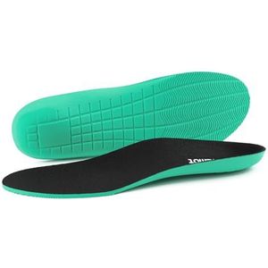 riemot Inlegzolen voor dames en heren, steunzolen voor voetboog, schokabsorberende binnenzolen, dempende trainer-binnenzool voor sportschoenen, sneakers, werklaarzen, Zwart, 40 EU
