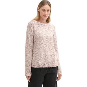 Tom Tailor - Mêlee - Gebreide Pullover - Dames - Ronde Hals - Lange Mouwen