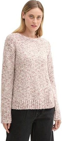 Tom Tailor - Mêlee - Gebreide Pullover - Dames - Ronde Hals - Lange Mouwen