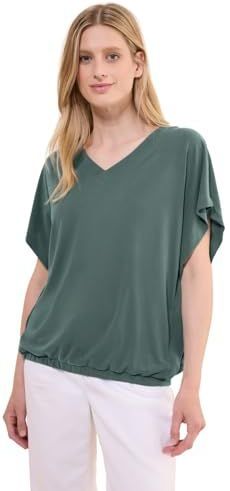 Cecil T-shirt voor dames, Dark Balmy Khaki, L