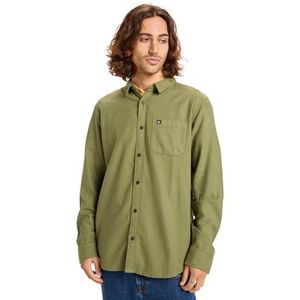 Quiksilver Motherfly Solid LS Shirt Groen S