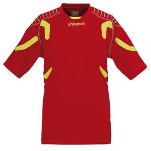 uhlsport Doelwartech shirt KA, rood/fluogeel, XXL, 100557301