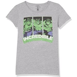 Marvel Little, Big Classic Super Incredible Girls T-shirt met korte mouwen, Athletic Heather, Small, Athletic Heather, S