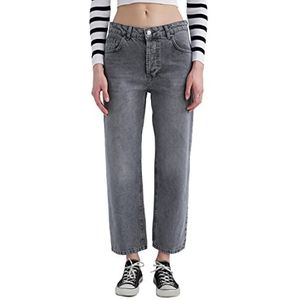 DeFacto Damesjeans, antraciet, 42