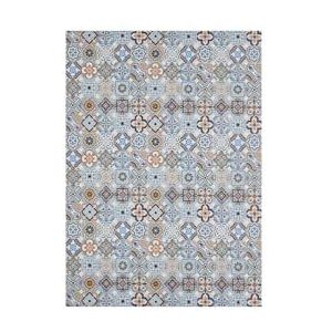 andiamo Tapijtloper Marrakesh met antislip achterkant - keukentapijt, keukenloper, hal, loper, tapijtloper, 120 x 170 cm, blauw-grijs