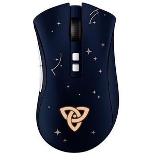 Razer DeathAdder V2 Pro - Draadloze gamingmuis met ergonomisch comfort (HyperSpeedWireless, 2e generatie optische schakelaars, optische 20K-sensor, Speedflex-kabel, 88 g) Genshin Impact