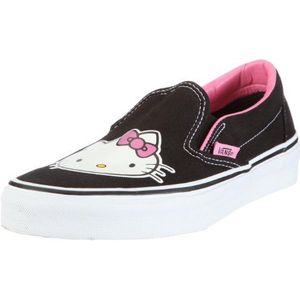 Vans U Classic Slip-ON VLYFL8S Uniseks sneakers voor volwassenen, Zwart Hello Kitty Pink True White, 38.5 EU