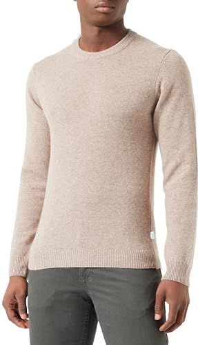 Casual Friday - CF Karl - Gebreide Trui - Donkerbeige - Lange Mouw