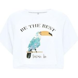 Only - Onlkita Life s s Toucans Top Box Jrs - Meisjes - t-Shirts
