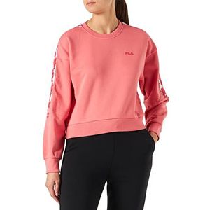 FILA BETTENS Cropped Crew Sweat Sweatshirt, Tea Rose, XS