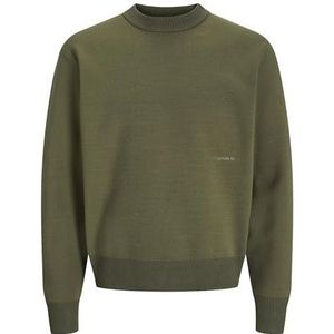 JACK & JONES JORVESTERBRO Knit Crew Neck SN, Kalamata, XL