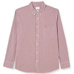 MUSTANG Heren Style Clemens Gingham Sh Klassiek overhemd, Gingham Check_red 12401, S