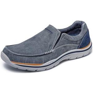 Skechers Verwacht Avillo Mocassin voor heren, Blauw, 39 EU
