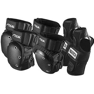 STIGA S P Protection Set Pro SR Knee And Elbow, Black, L