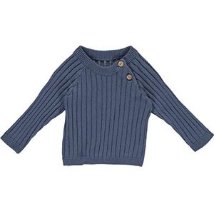 Müsli by Green Cotton Knit Rib Sweater Baby Pullover Jongens, Indigo, 62