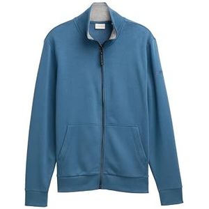 TOM TAILOR Sweatshirt voor heren, 38224 - Real Teal Blue, XXL