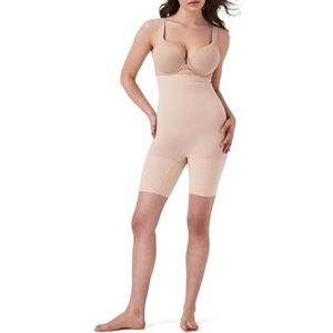 Spanx Higher Power korsetbroek voor dames, soft nude, XL
