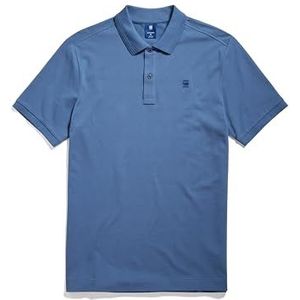 G-STAR heren Poloshirt Dunda Slim Polo, Blauw (Vintage Indigo D11595-5864-g278), XS