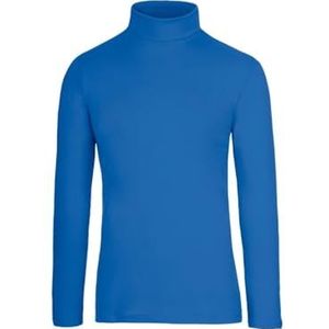 Trigema - Colshirt TRIGEMA - T-shirt - Electric-blue - Lange Mouwen