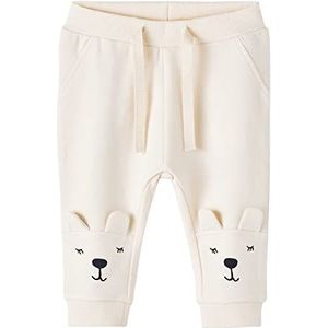 Name It Nbfbaline Sweat Pant Unb sportbroek voor meisjes en meisjes, botercrème, 68