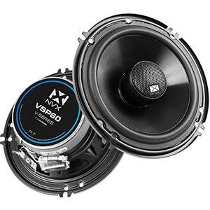 NVX® 6"" True 100 watt RMS 2-weg coaxiale auto luidsprekers [V-serie] met zijden koepeltweeters, set van 2 [VSP60]