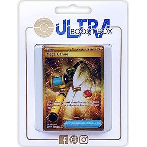 Méga Canne (Super Rod) 276/193 Shiny Gold Trainer - Ultraboost X Écarlate et Violet 02 Évolutions à Paldea - Doos met 10 Franse Pokemon kaarten