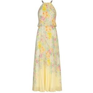 Apart Plisséjurk in halterstijl, vanille-multicolor, 36