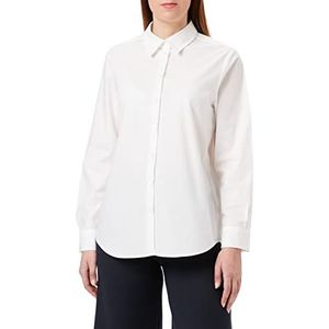 Seidensticker Dames regular fit lange mouwen blouse, wit, 38, wit, 38