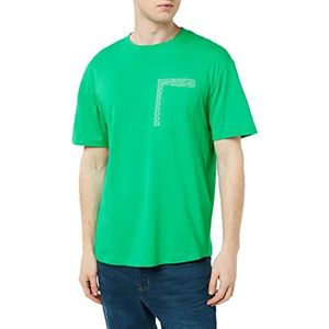 TOM TAILOR Denim Uomini T-shirt 1035589, 31040 - Fresh Peppermint, S