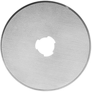 Wedo 784501 Vervangend lemmet, gladde snede (voor rolmes Comfortline, diameter 45 mm), zilver