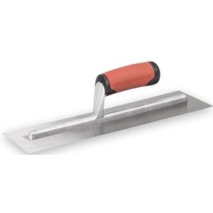 Marshalltown vlakspaan met softgrip handvat van koolstofstaal, vlakspaan voor beton en grond, afmetingen van de spaan: 356x102 mm