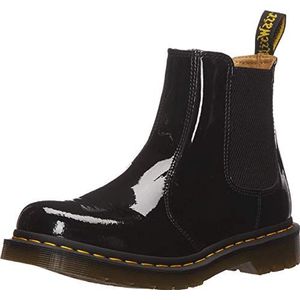 Dr. Martens, Chelsea laarzen voor dames, Black Patent Lamper, 36 EU