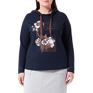 Betty Barclay Dames 2501/1014 Sweatshirts, Donkerblauw/Bruin, 38