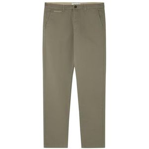Springfield Chino Slim Effen Basic Khaki, Maat 42
