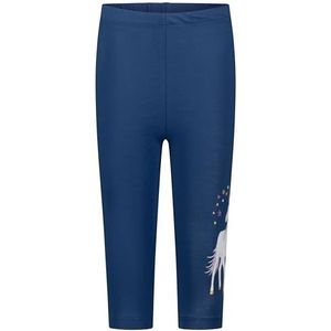 SALT AND PEPPER BY KIDS PARK Meisjes Capri Print Unicorn, ink blue, 104