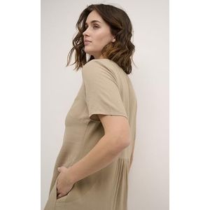 Jerseyjurk - Milia - Effen - Viscose - Knielengte - Normale Pasvorm - Kwartmouw