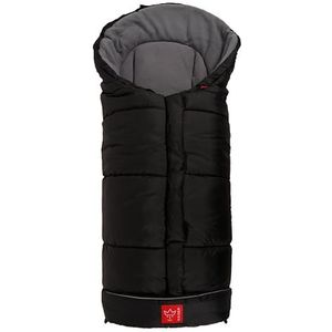 Kaiser Iglu Thermo Fleece voetenzak schwarz hellgrijs