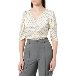 FENIA Dames blouseshirt 19523975-FE02, wit, M, wit, M