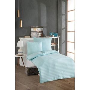 Nuit Des Rêves Mint Single Quilt Cover-set (135 x 200 cm), 70% katoen/30% polyester, machinewasbaar, 120 draadtelling, inclusief 1 kussensloop, elegant design