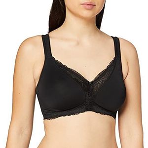 Triumph Modern kant+katoen N Beha dames, Zwart, 85B