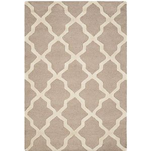 Safavieh Getextureerd tapijt, CAM121, handgetuft wol, beige/ivoor, 90 x 150 cm