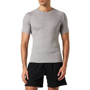 Champion Athletic C-Tech Quick Dry Poly Mesh S/S T-shirt, steengrijs, S voor heren
