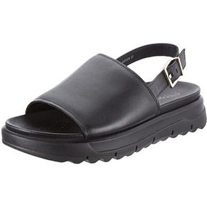 Geox Dames D XAND 2.1S sandaal, zwart, 38 EU, zwart, 38 EU