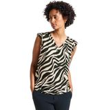STREET ONE - Shirttop - Pine grove green - Met Print All-over