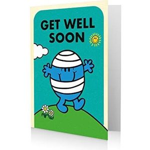 Mr Men Greetings Card, Mr Bump, Get Well Soon